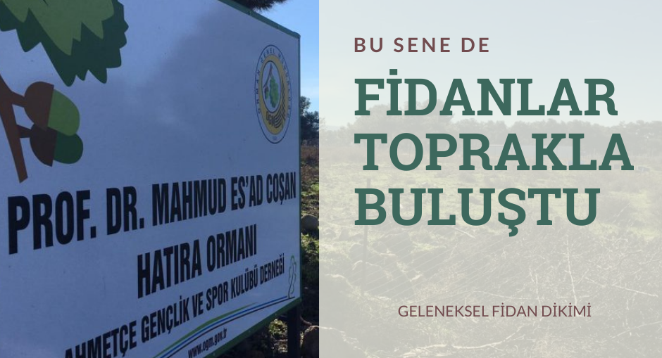 Prof. Dr. Mahmud Esad Coşan Hatıra Ormanı Fidan Dikimi