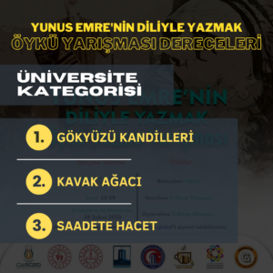 Öykü Yarışması Dereceleri